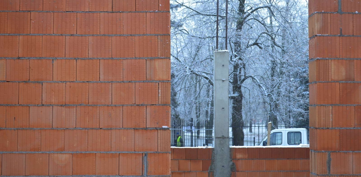 Murovanie 1.NP Rezidencia Mestský Park - výstavba