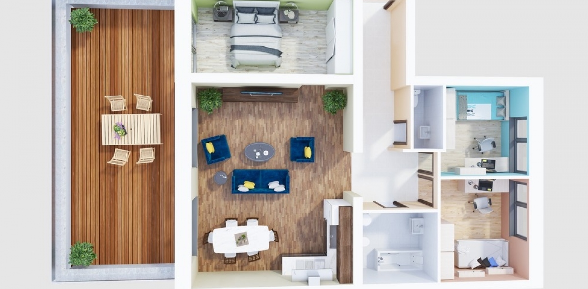  1. nadzemné podlažie / Byt č. 2