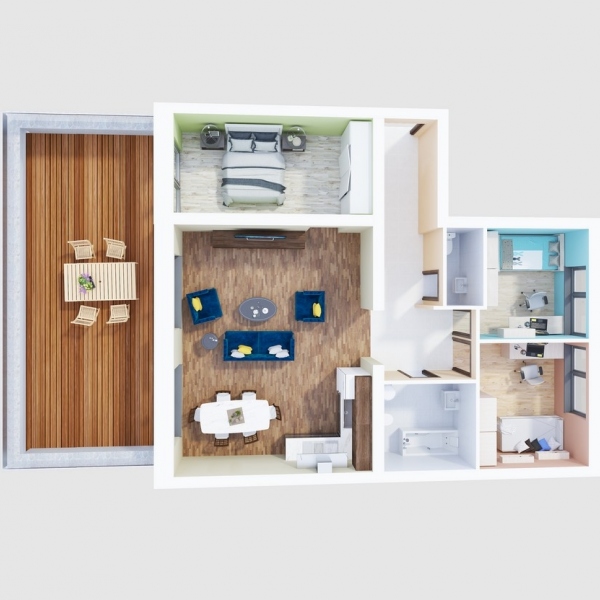 1. nadzemné podlažie / Byt č. 2